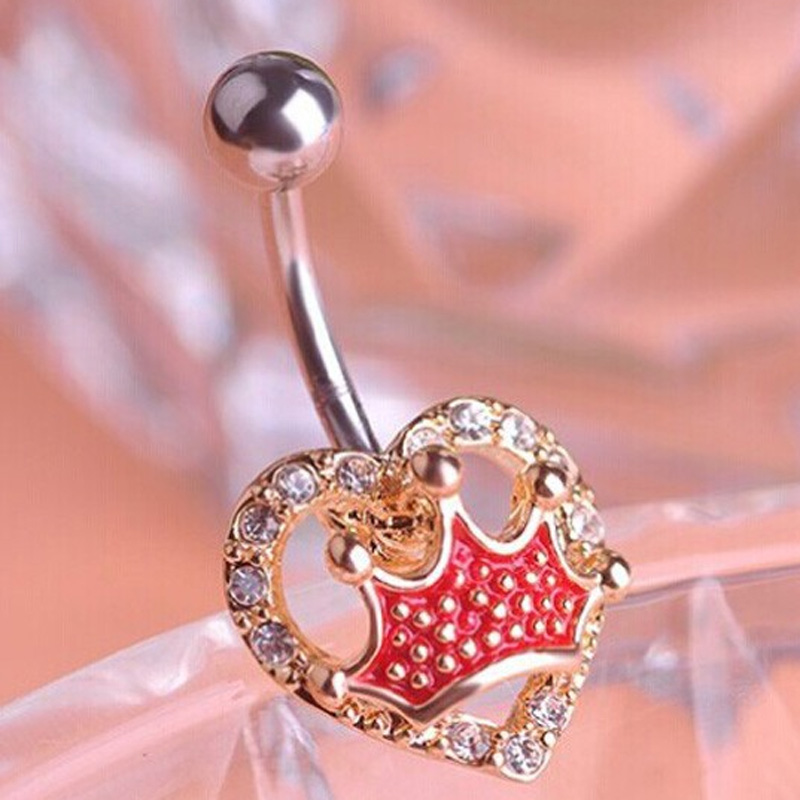 Body Jewelry Brands - zlxgirl fashion women's Sex Red crown