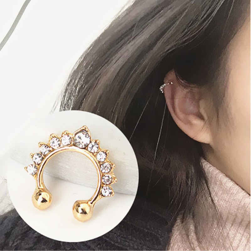 Body Jewelry Art - 1PC U-Shape Nose Clip Fake Nose