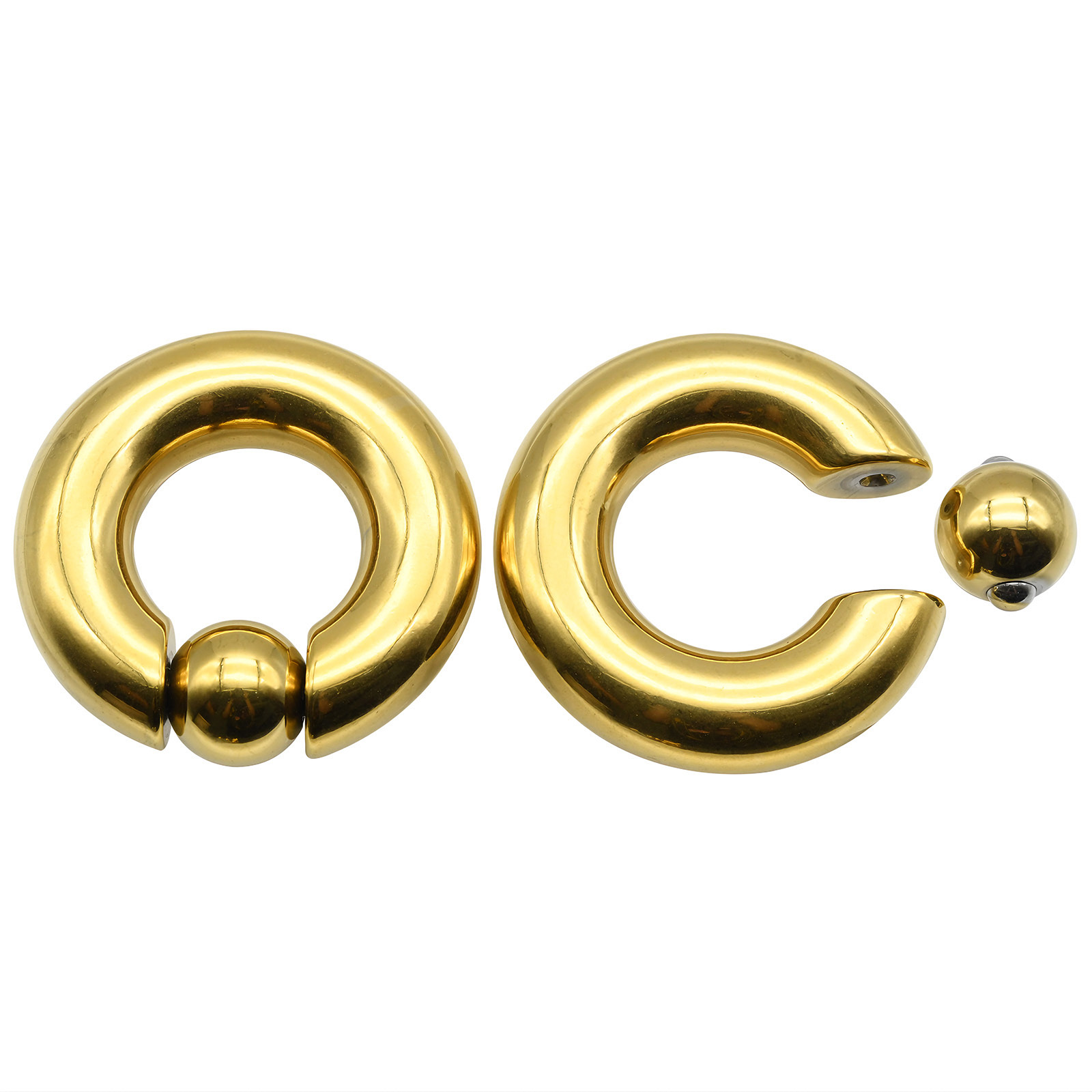 Body Jewelry Ear Gauges - 1Pc 00G-0G-12G Large Gauges Stainless Steel