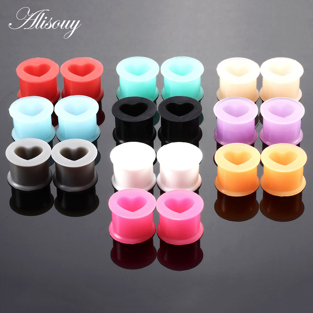 2PCS Silicone Ear Plugs and Tu - Body Jewelry Ear Gauges ulasan dan harga
