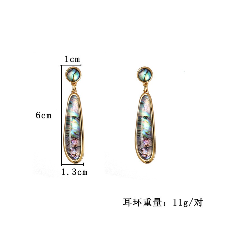 Abalone Shell Paper Water Drop - Body Jewelry Brands ulasan dan harga