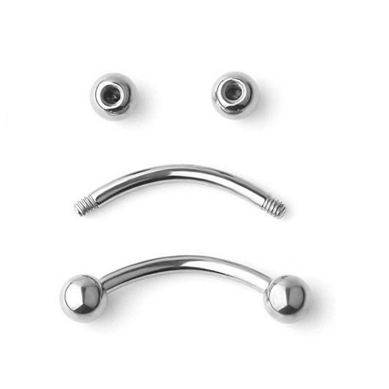 3PCS Eyebrow Piercing Jewelry  - Body Jewelry Gauges ulasan dan harga