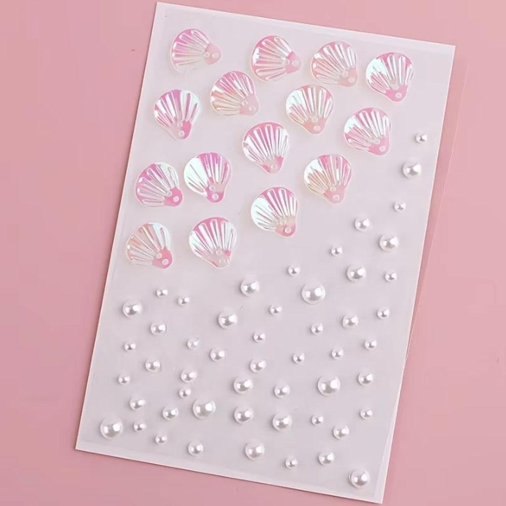 1Sheet Iridescent Shell Mixed  - Body Jewelry Art ulasan dan harga