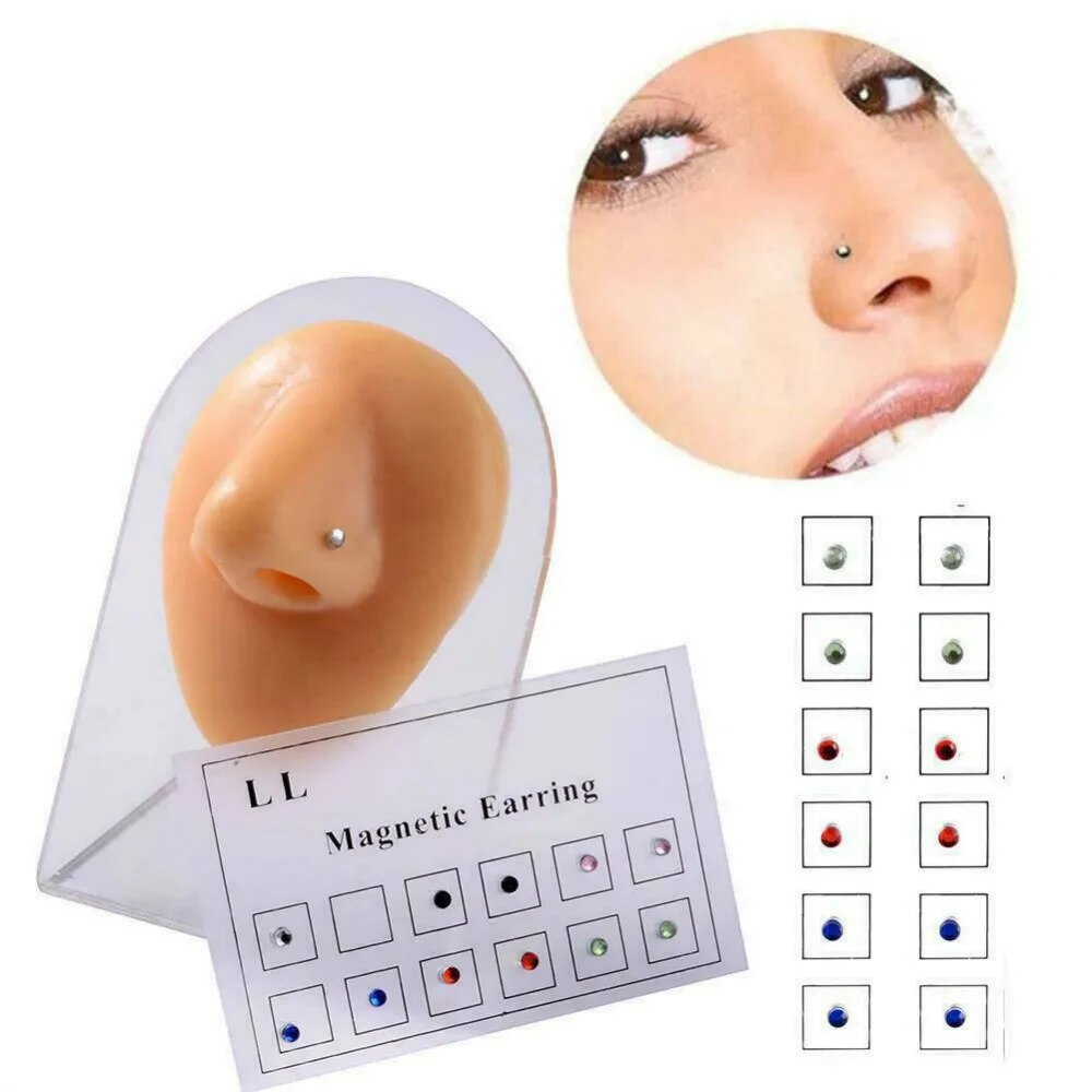 12PCS/Card Fake Cheater Non Pi - Body Jewelry Art ulasan dan harga