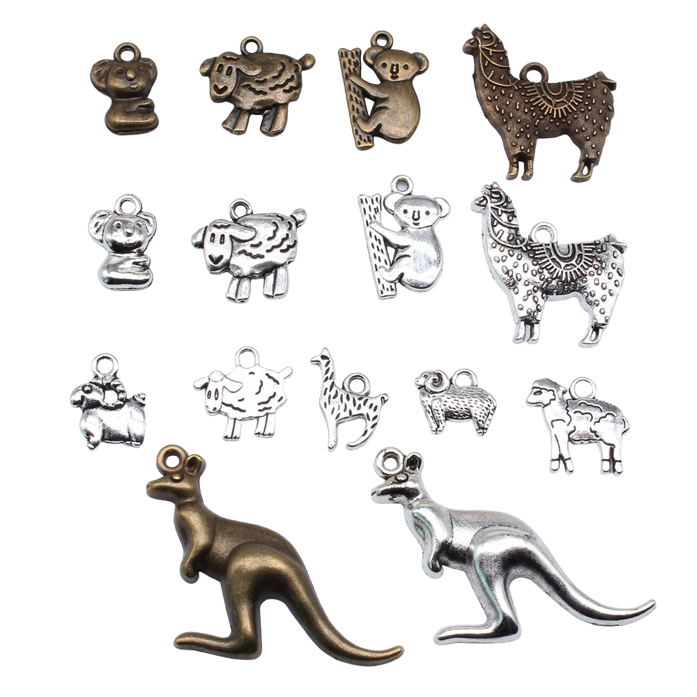 20pcs Australia Series Charms  - Body Jewelry Australia ulasan dan harga