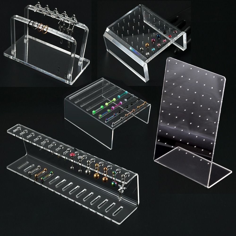 Polish Rack Navel display Acry - Body Jewelry Display Case ulasan dan harga