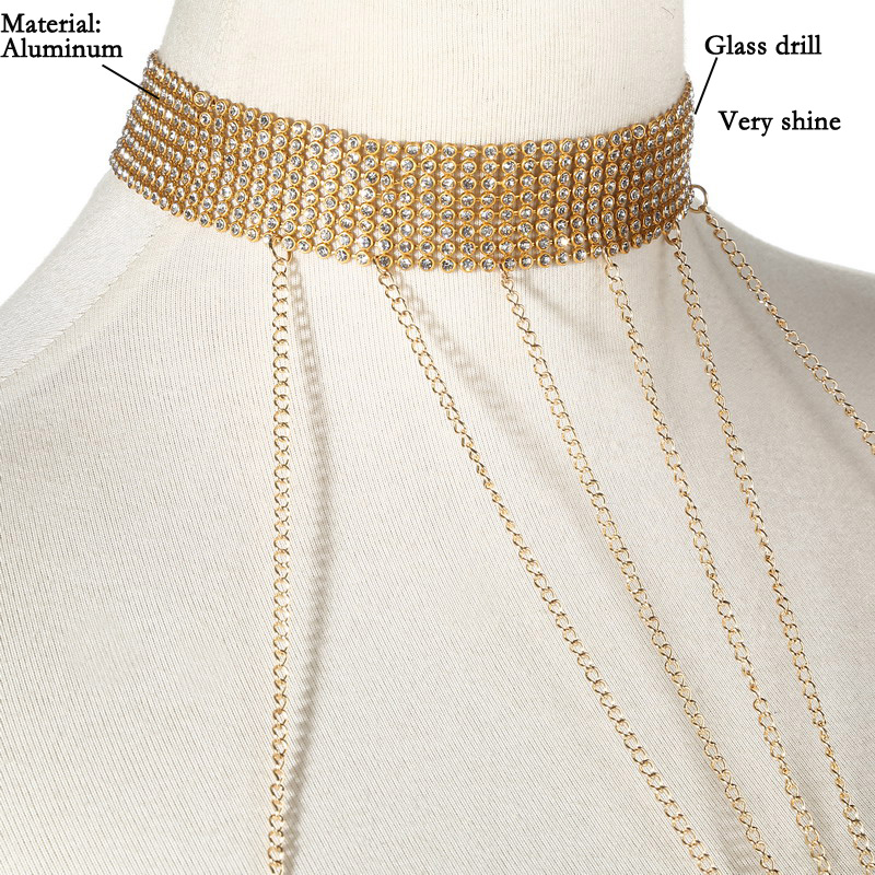 Gold Color Body Chain Women  R - Body Jewelry Waist Chains ulasan dan harga