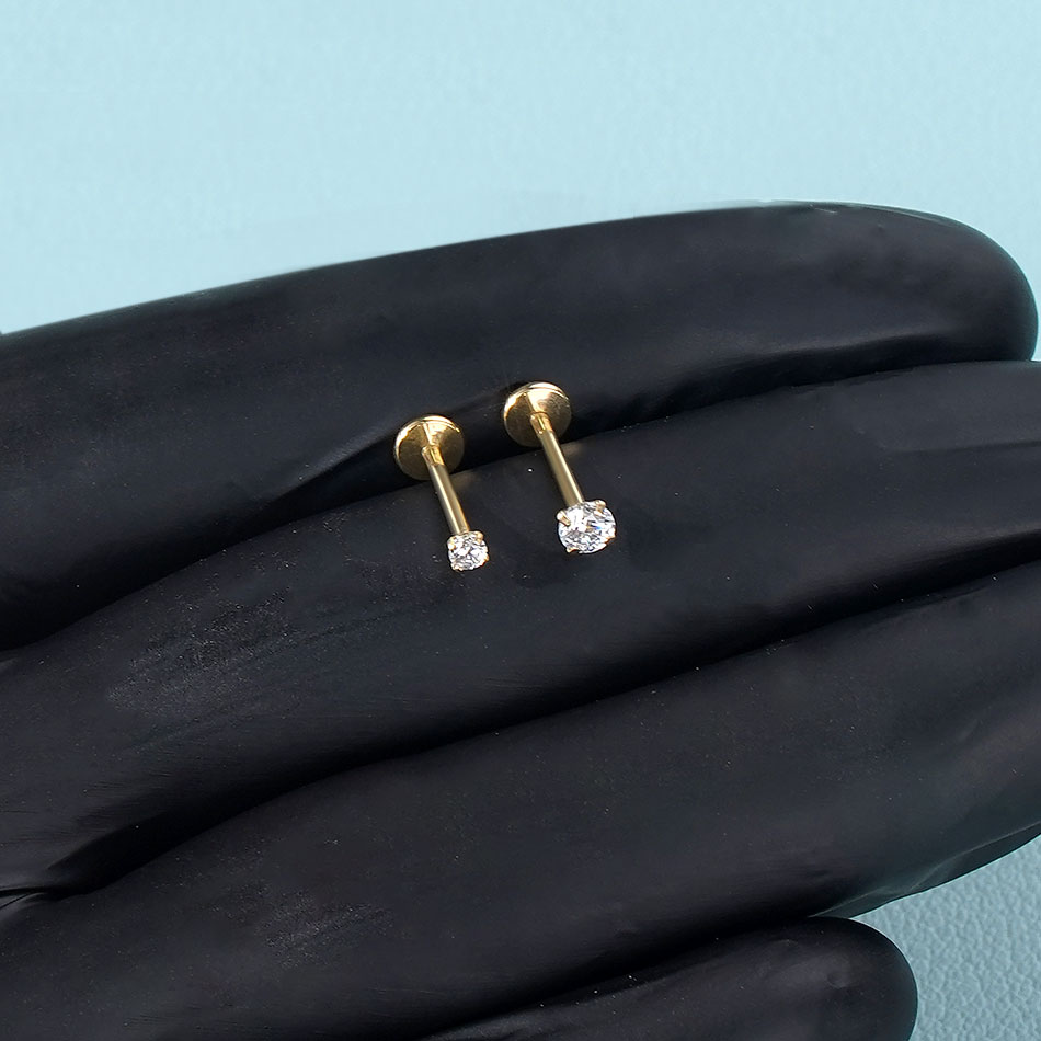 1/5PCS Labret Tragus Stud Earr - Body Jewelry Art ulasan dan harga