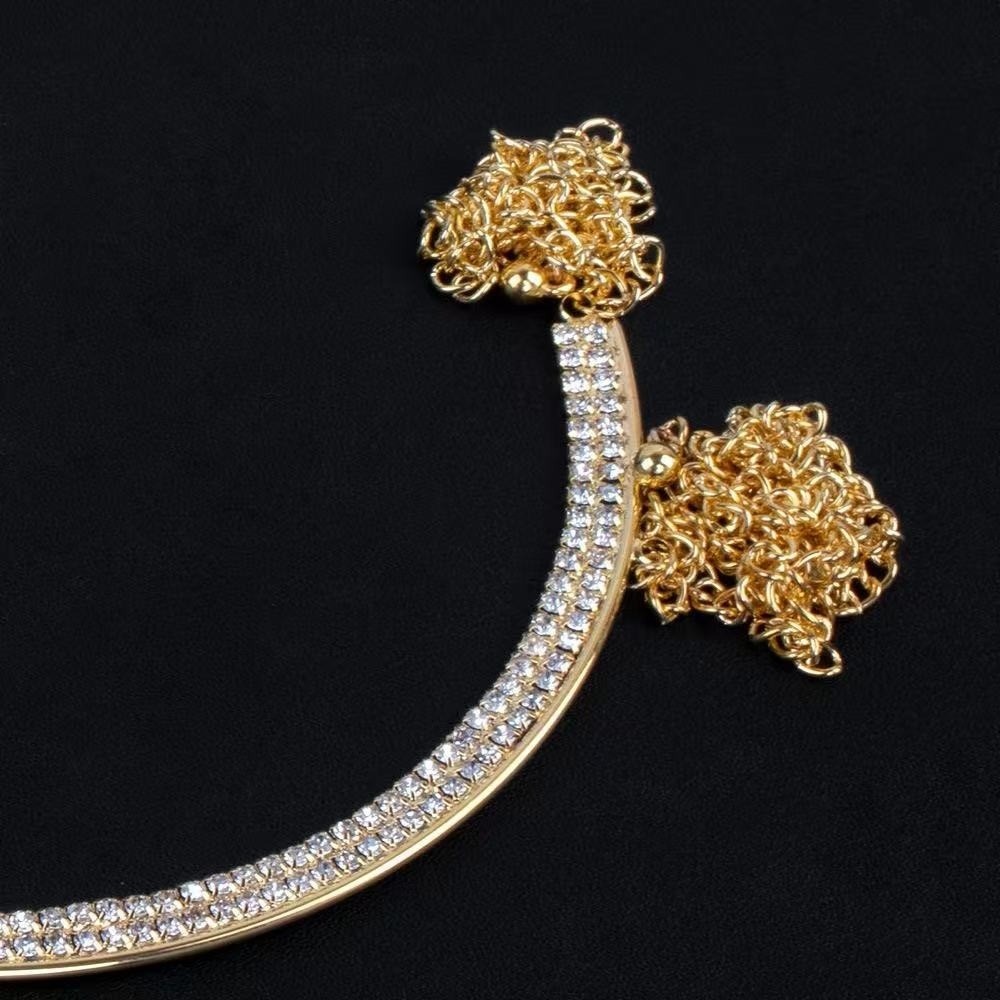 Luxury Heart Chest Support Bod - Body Jewelry Dress ulasan dan harga
