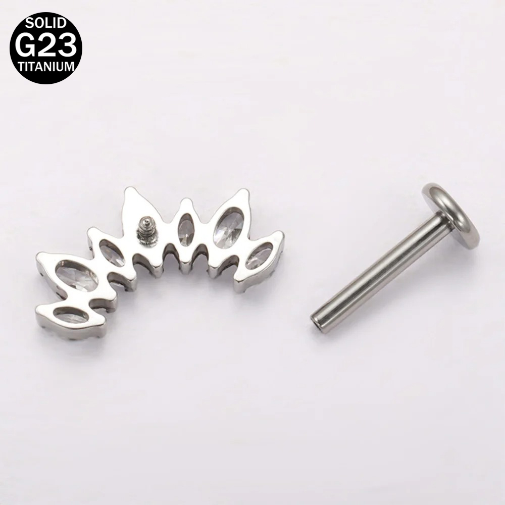 16G 18G F136 Titanium Brand Ne - Body Jewelry Brands ulasan dan harga