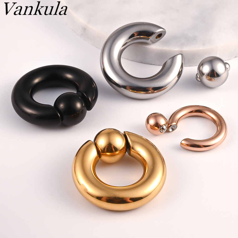 Vankula 2pcs Ear Plug Tunnels  - Body Jewelry Ear Gauges ulasan dan harga