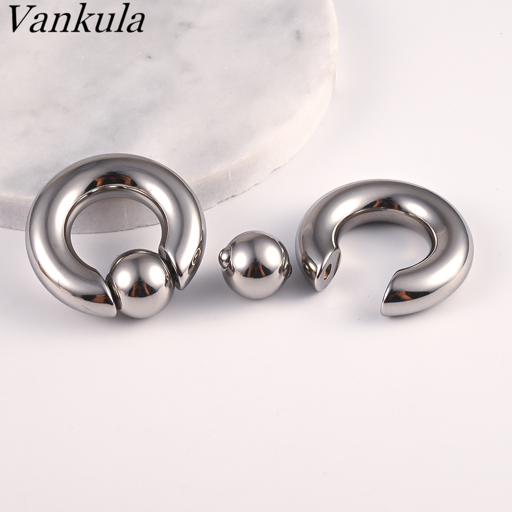 Vankula 2pcs Ear Plug Tunnels  - Body Jewelry Ear Gauges ulasan dan harga