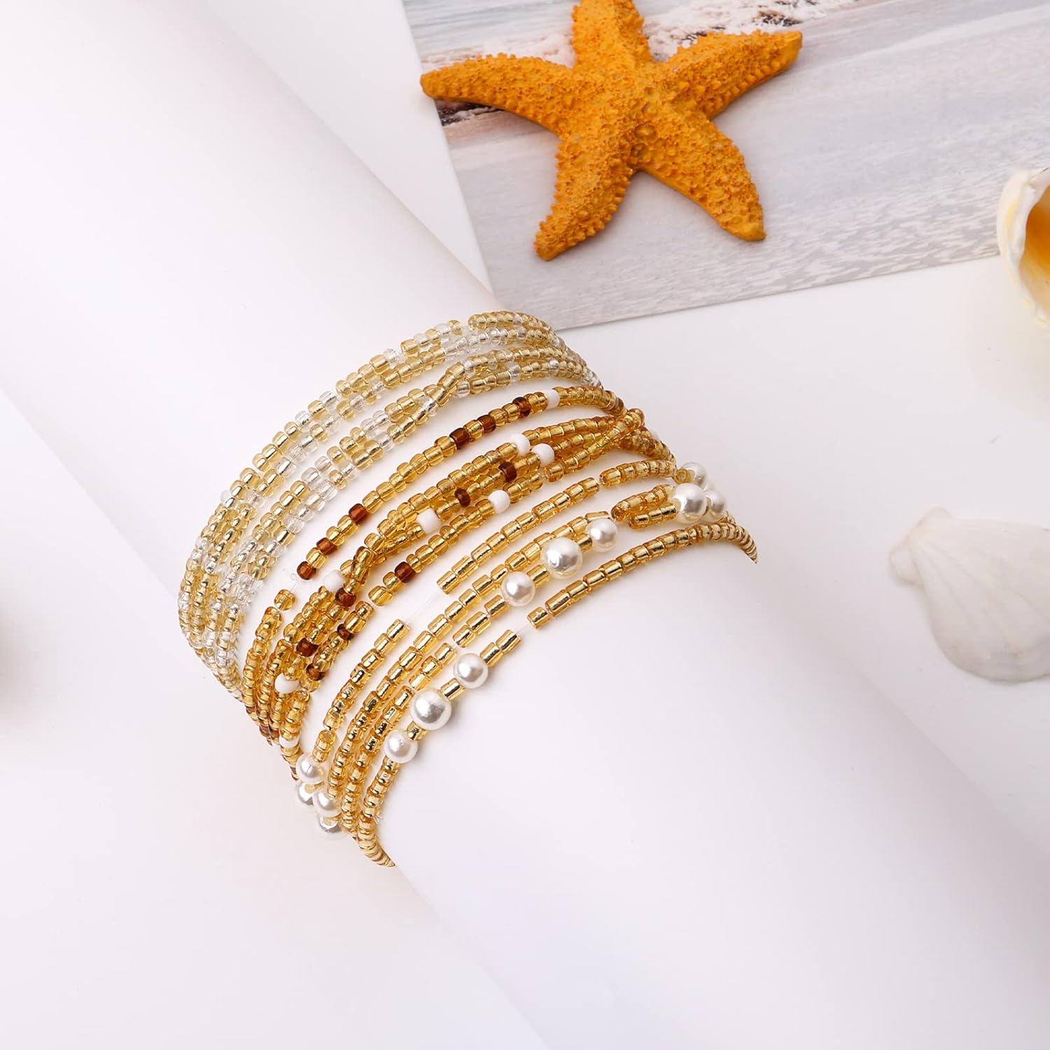 Waist Beads for Women Belly Be - Body Jewelry Waist Chains ulasan dan harga