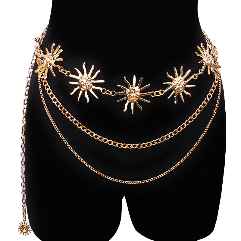 Chunky Multilayer Punk Gothic  - Body Jewelry Waist Chains ulasan dan harga
