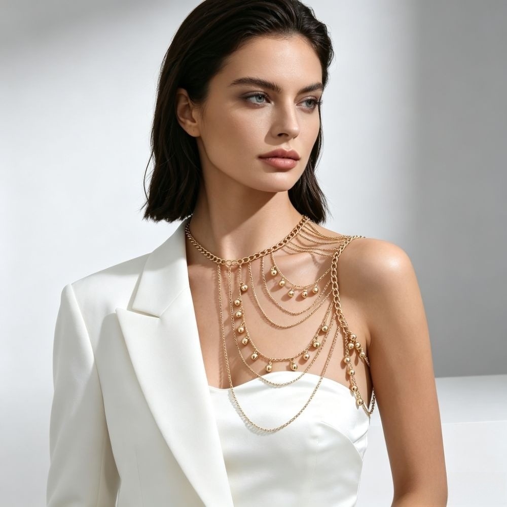 Hot Girl Multi-Layer Tassel Ba - Body Jewelry Hot ulasan dan harga