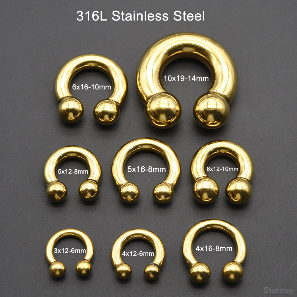 8G-00G Large Gauge Stainless S - Body Jewelry Gauges ulasan dan harga