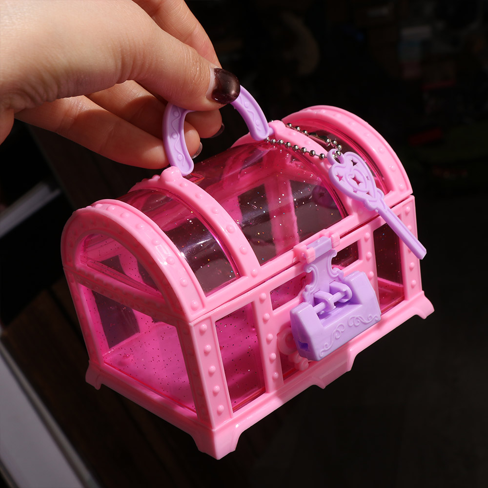 Mini Box Pink/Purple Jewelry B - Body Jewelry Display Case ulasan dan harga