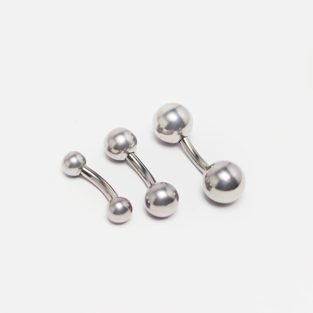 F136 Titanium Piercing 3-5mm O - Eyebrow Curved Barbell ulasan dan harga