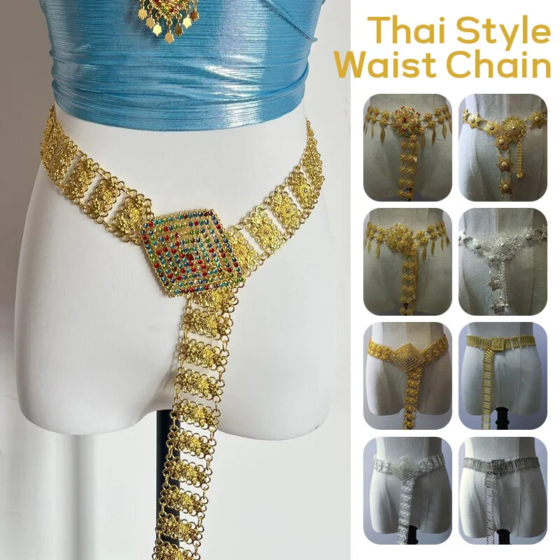 1PC Metal Thailand Waist Chain - Body Jewelry Waist Chains ulasan dan harga