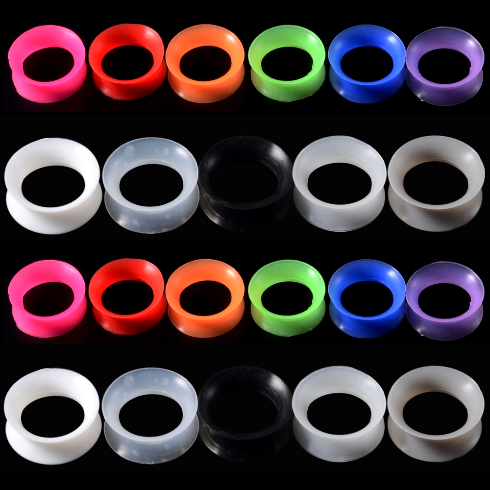 2Pcs Silicone Ear Plugs and Tu - Body Jewelry Gauges ulasan dan harga
