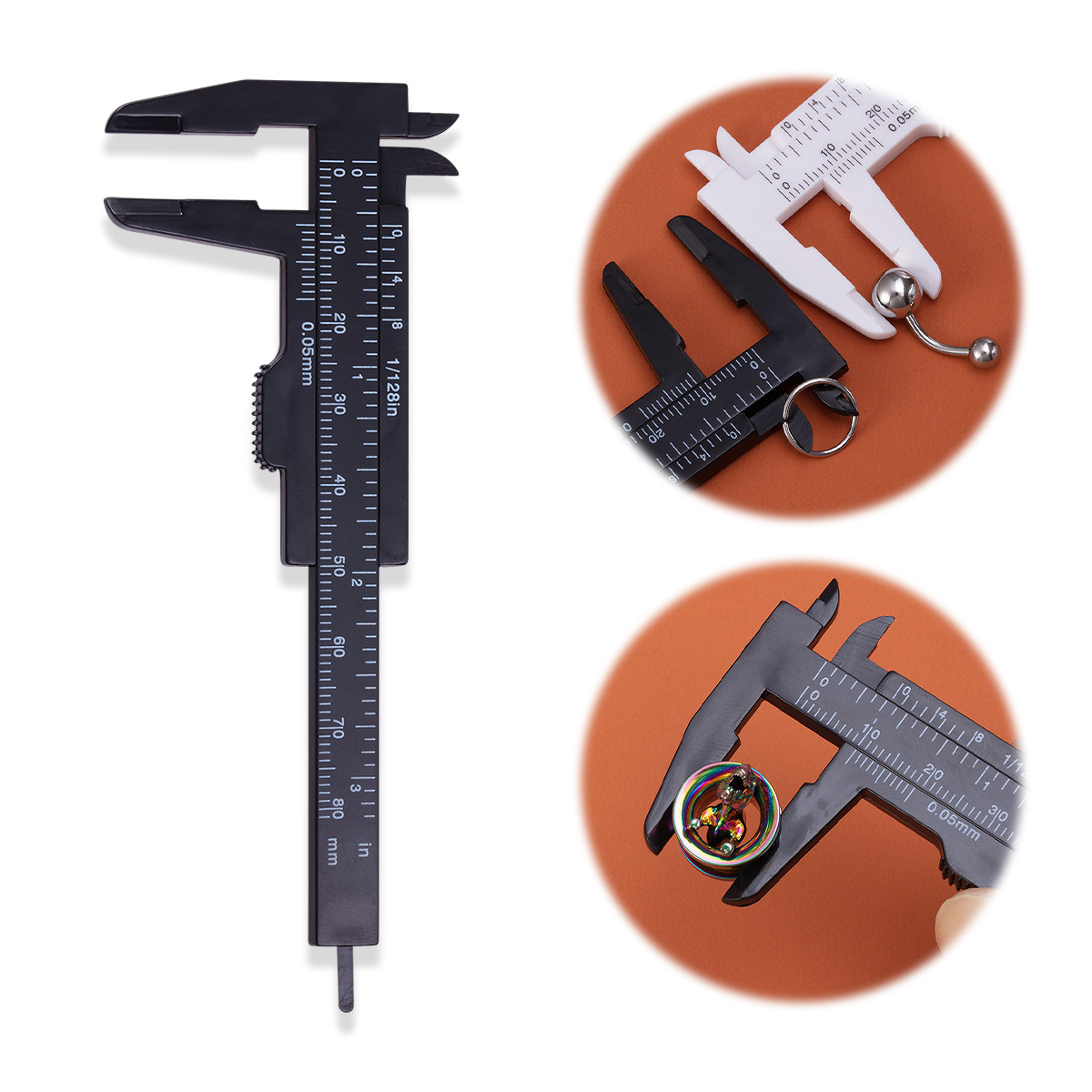 0-80mm Sliding Vernier Caliper - Body Jewelry Gauges ulasan dan harga